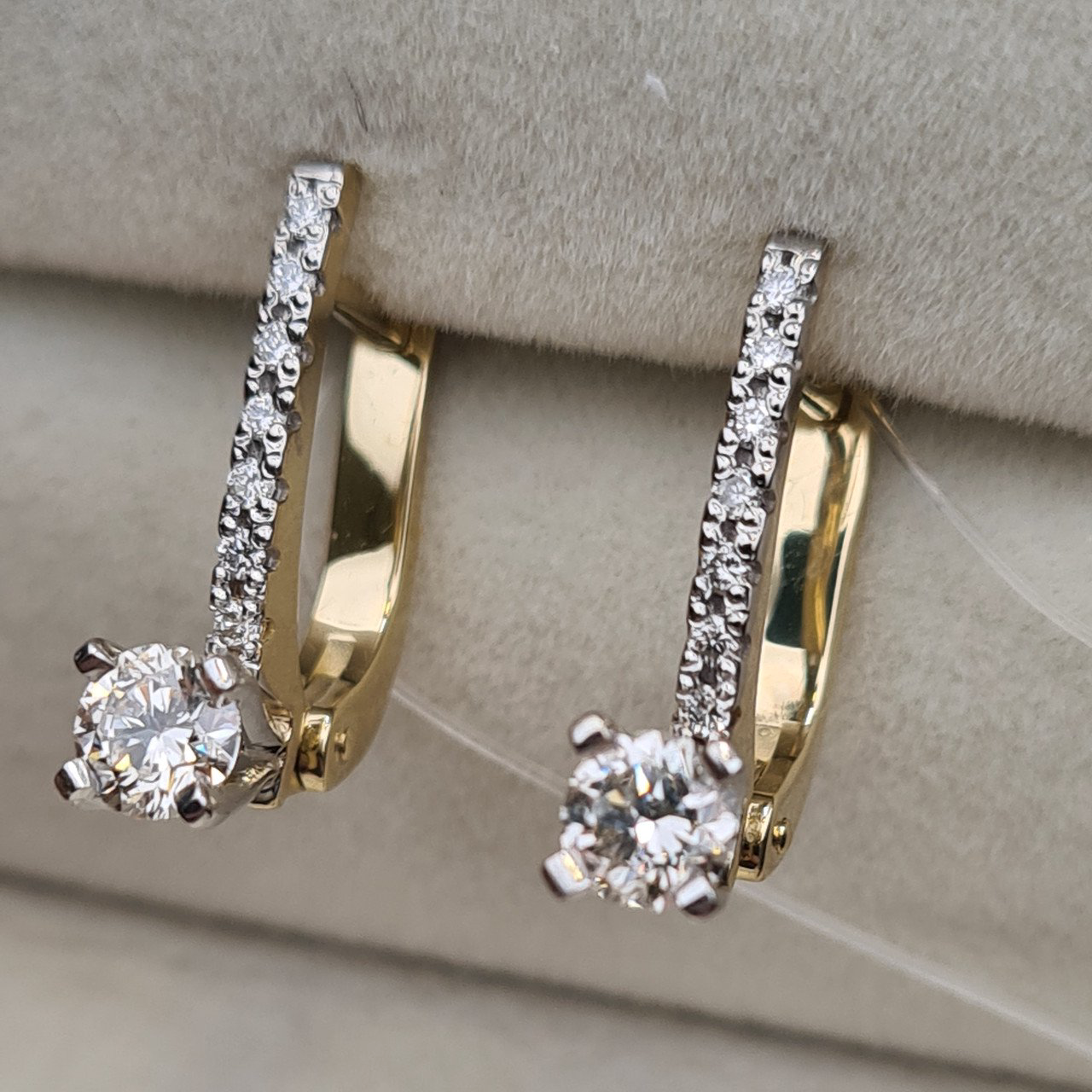 Серьги Deimantas 97967580 3,24гр 0,75ct. купить,NaN