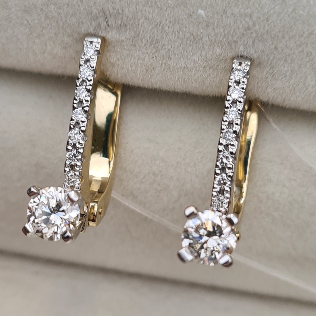 Серьги Deimantas 97967580 3,24гр 0,75ct. купить,NaN