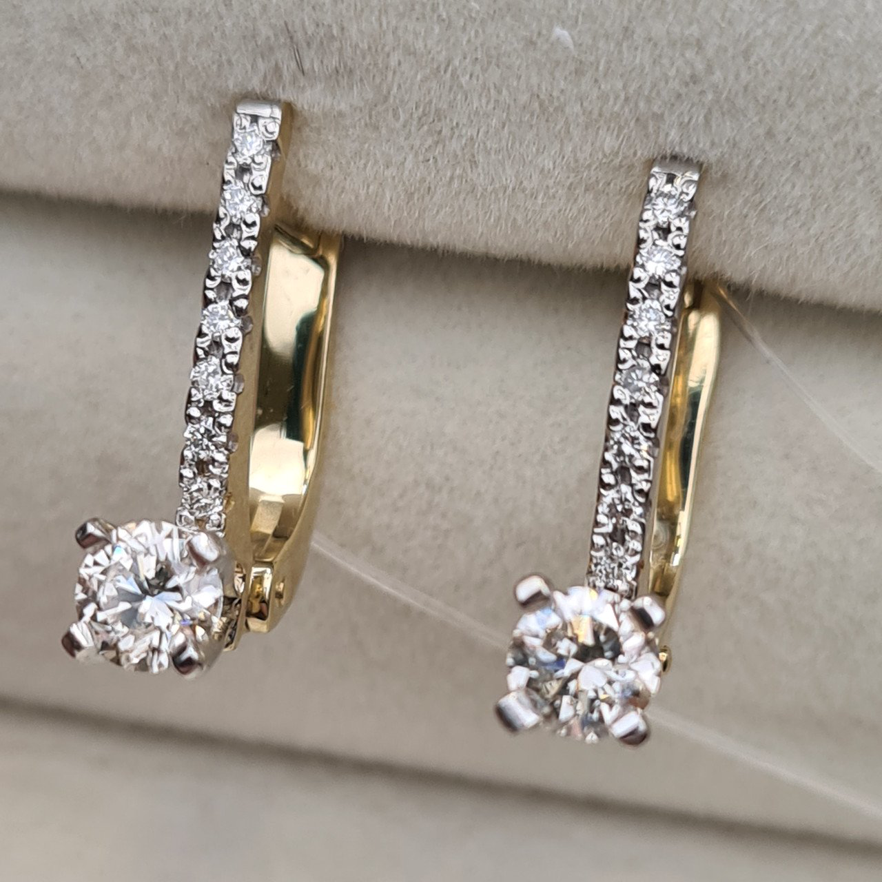 Серьги Deimantas 97967580 3,24гр 0,75ct. купить,NaN