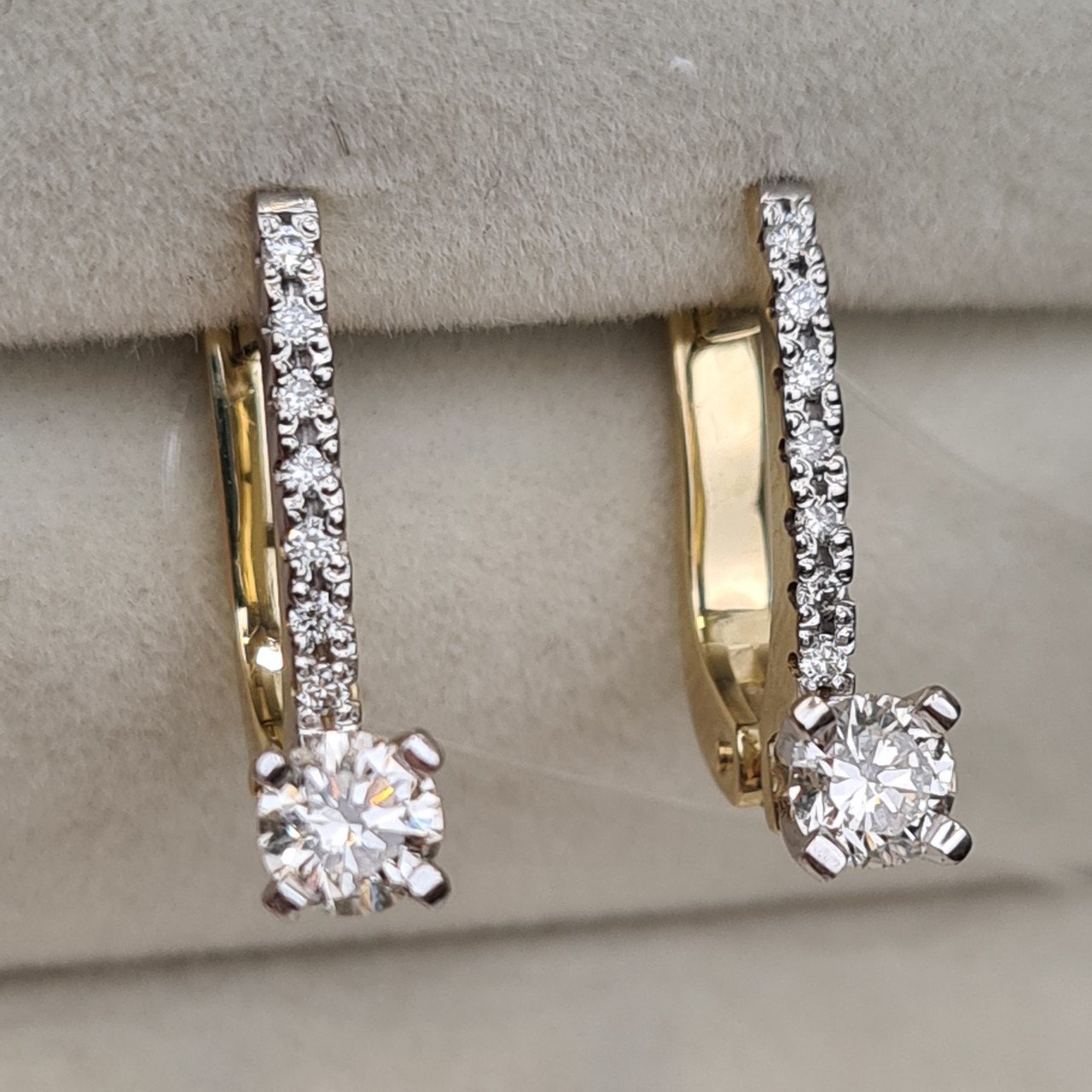 Серьги Deimantas 97967580 3,24гр 0,75ct. купить,NaN