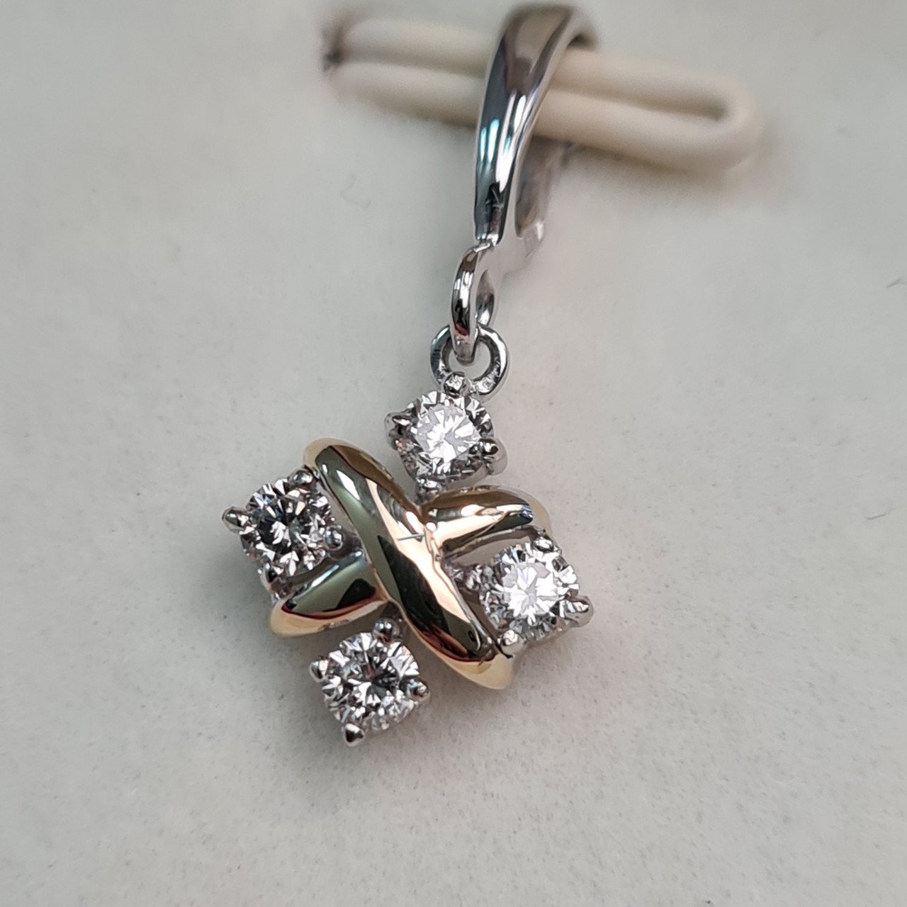 Колье Deimantas 93458351 50см 2,35гр 0,23ct. купить,NaN