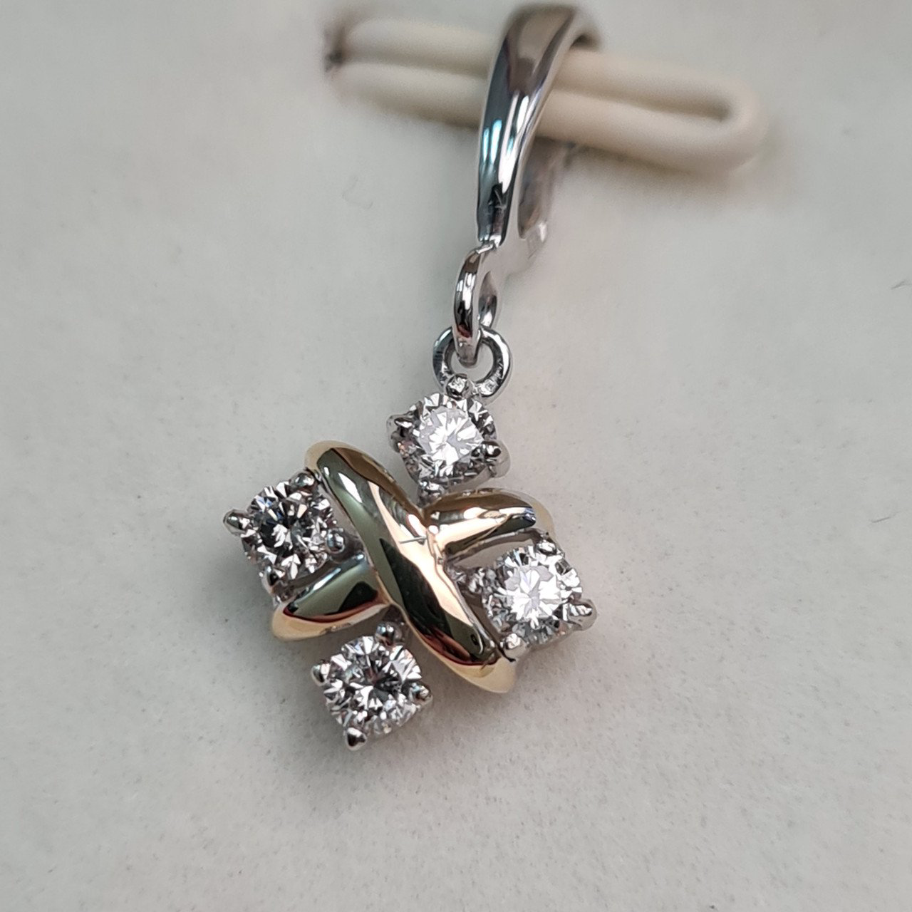 Колье Deimantas 93458351 50см 2,35гр 0,23ct. купить,NaN