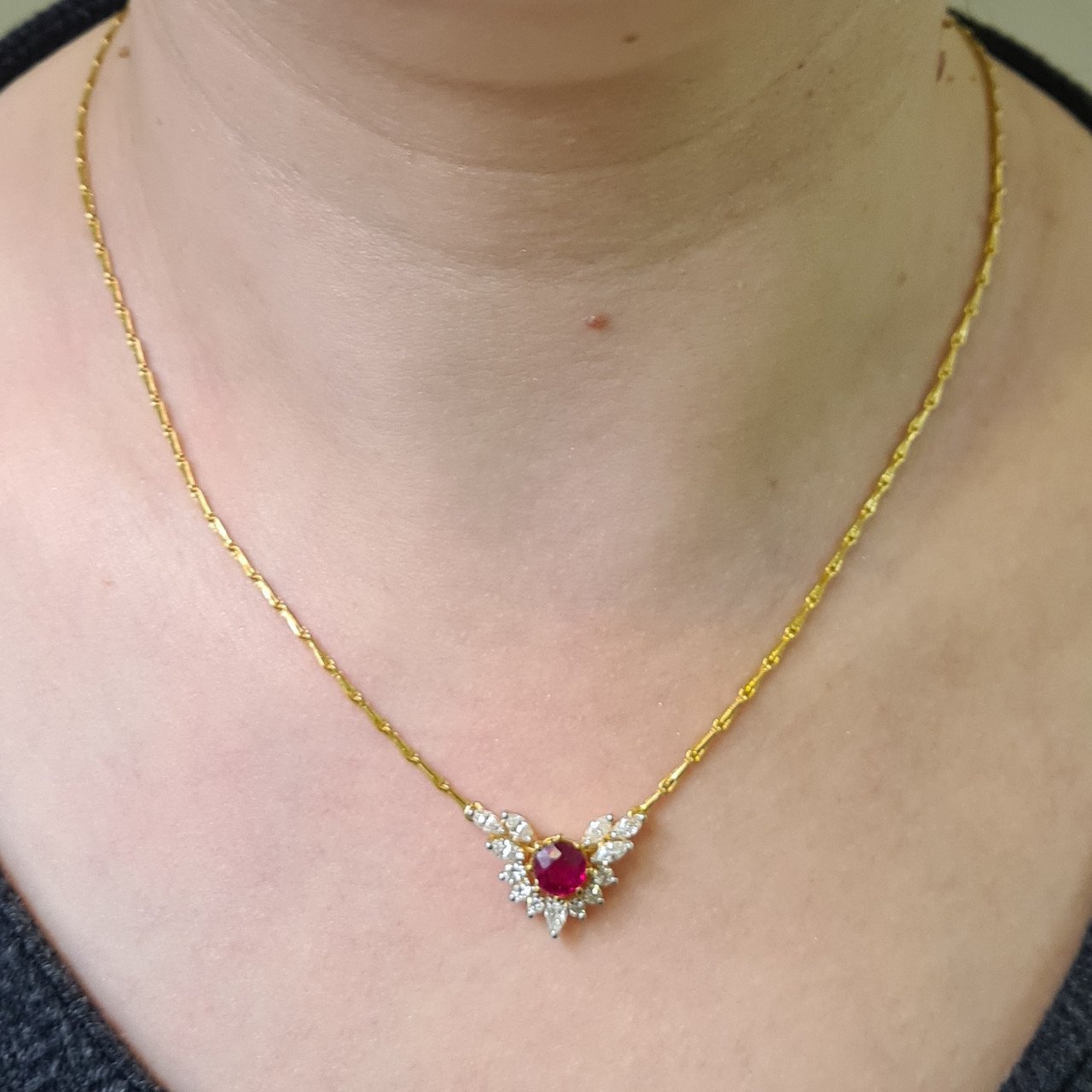 Колье Deimantas 97862446 7,91гр 0,62ct. купить,NaN
