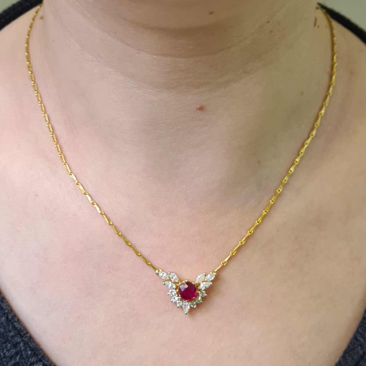 Колье Deimantas 97862446 7,91гр 0,62ct. купить,NaN