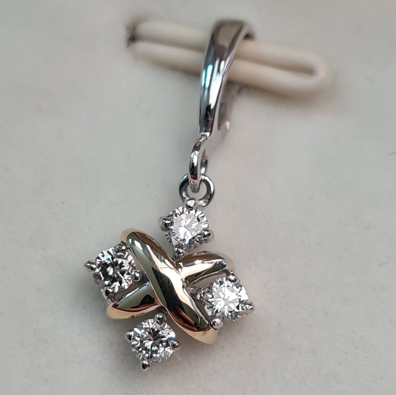 Колье Deimantas 93458351 50см 2,35гр 0,23ct. купить,NaN