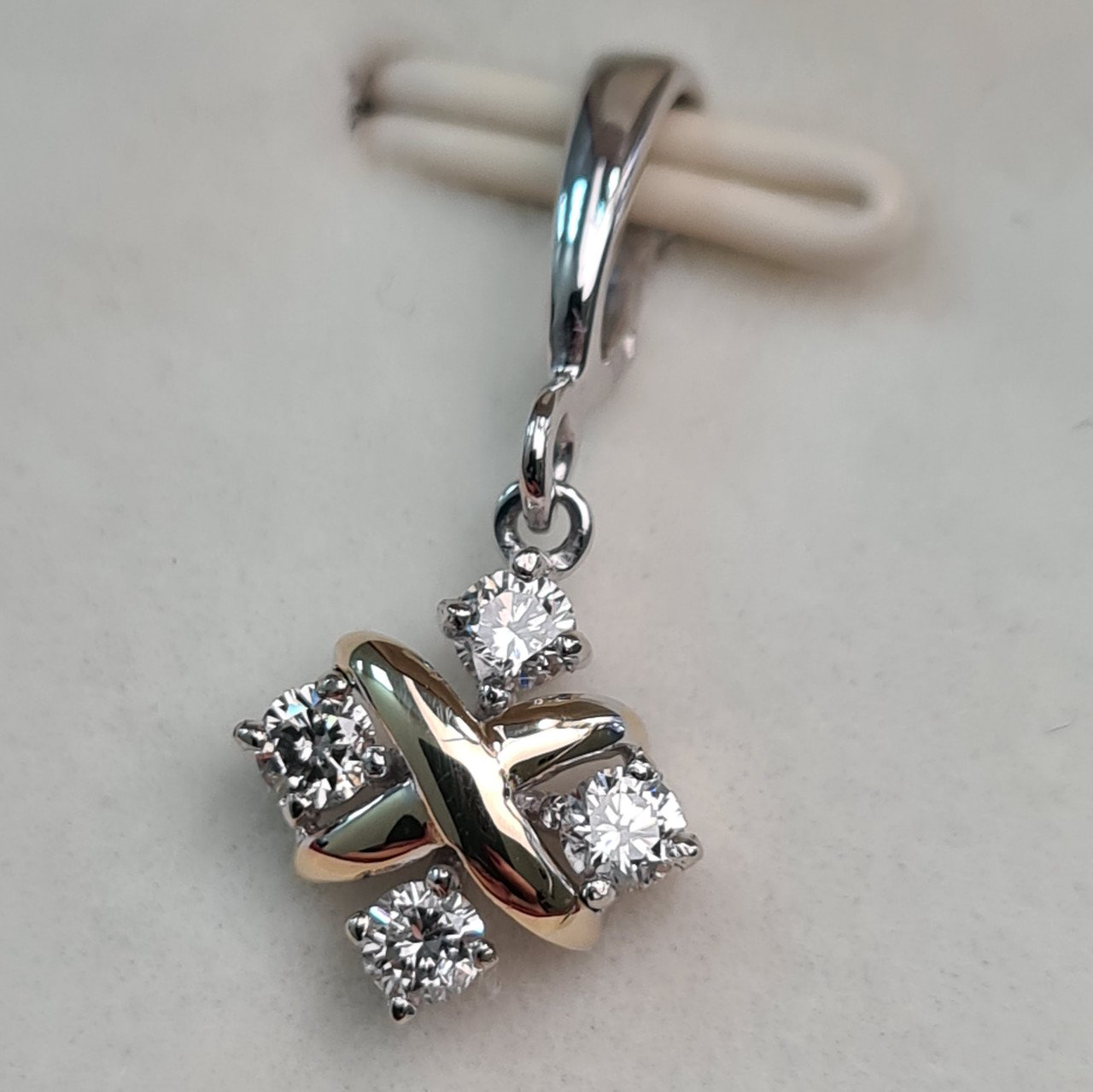 Колье Deimantas 93458351 50см 2,35гр 0,23ct. купить,NaN
