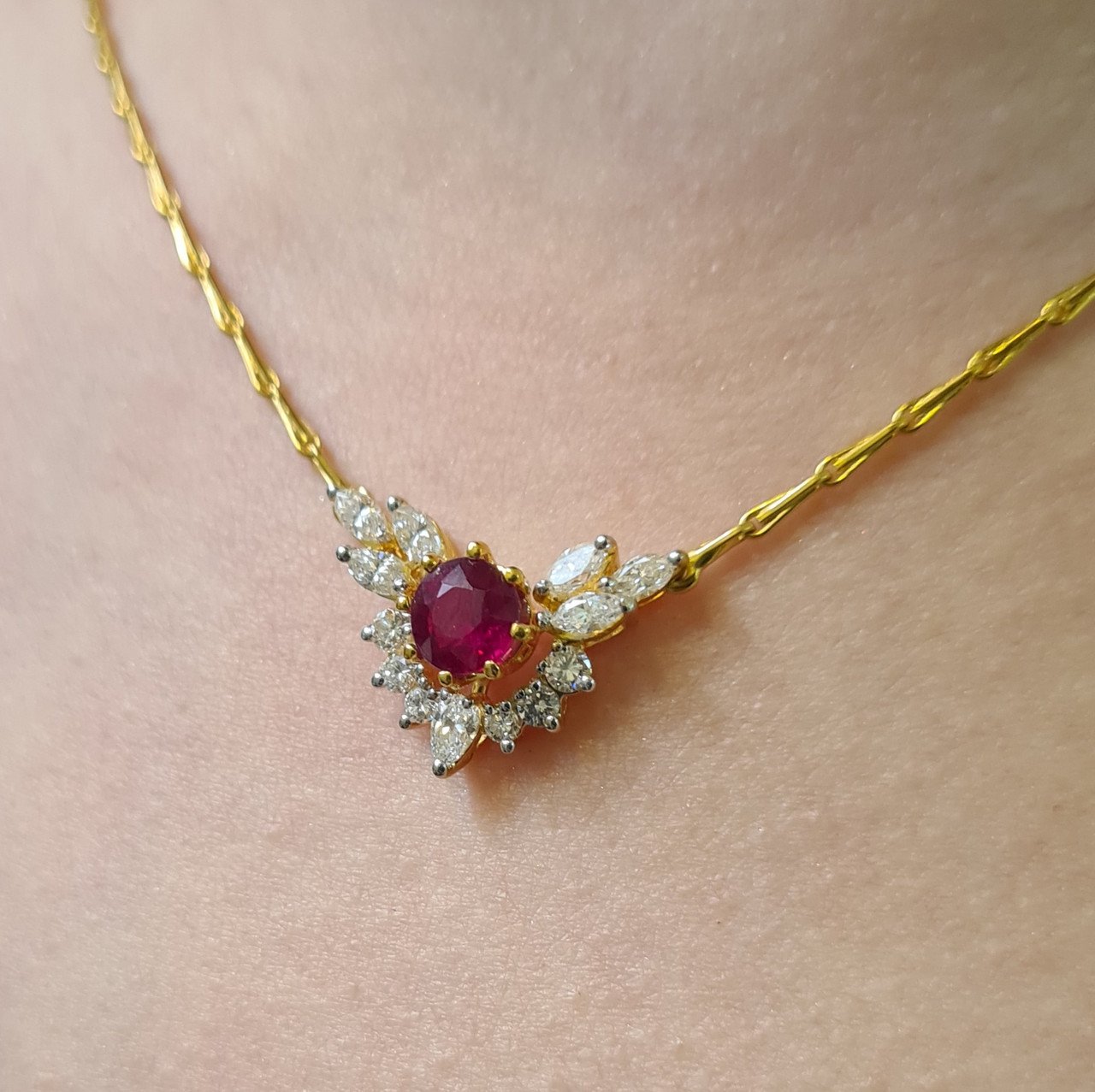 Колье Deimantas 97862446 7,91гр 0,62ct. купить,NaN