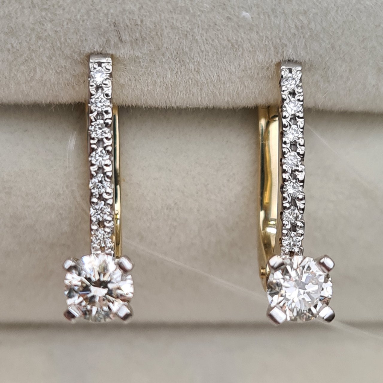 Серьги Deimantas 97967580 3,24гр 0,75ct. купить,NaN