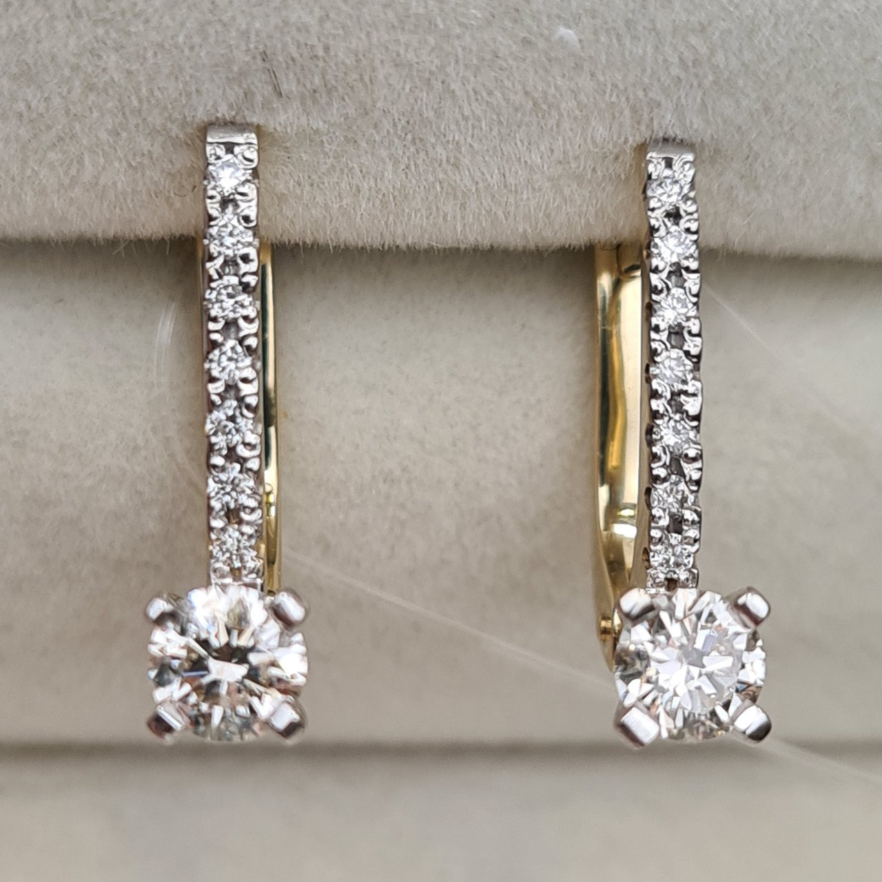 Серьги Deimantas 97967580 3,24гр 0,75ct. купить,NaN