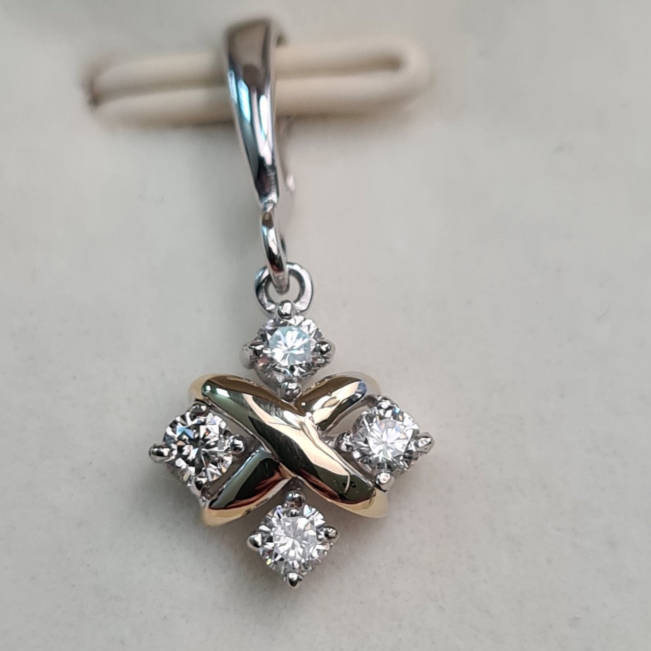 Колье Deimantas 93458351 50см 2,35гр 0,23ct. купить,NaN