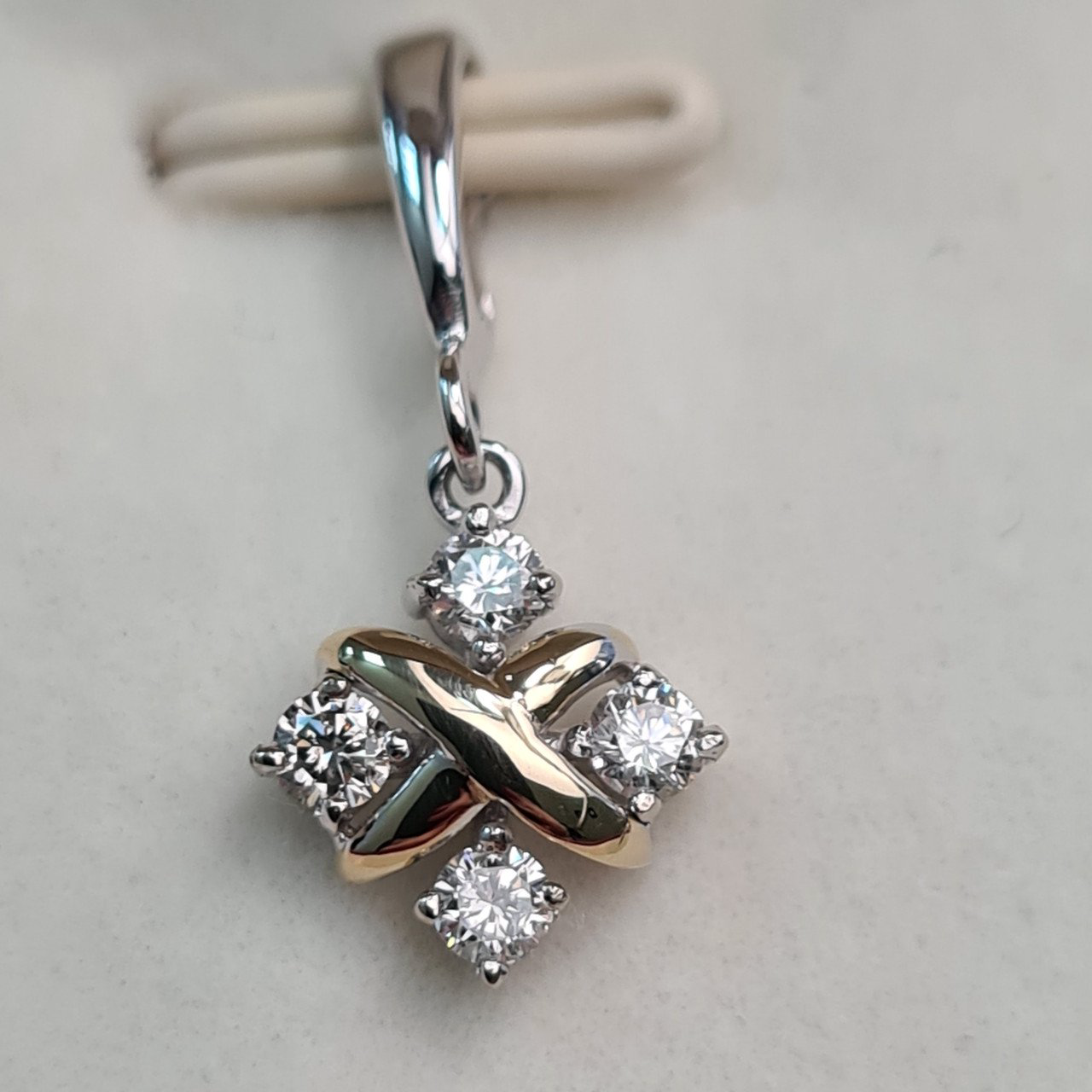 Колье Deimantas 93458351 50см 2,35гр 0,23ct. купить,NaN
