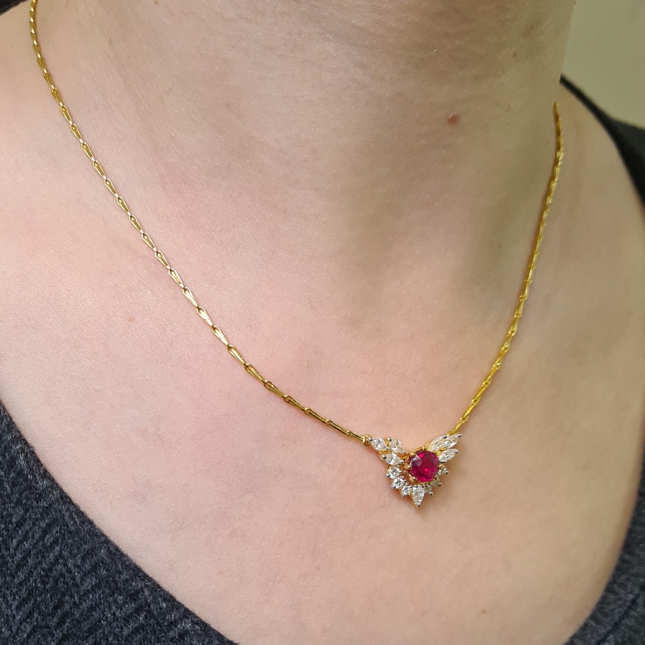 Колье Deimantas 97862446 7,91гр 0,62ct. купить,NaN