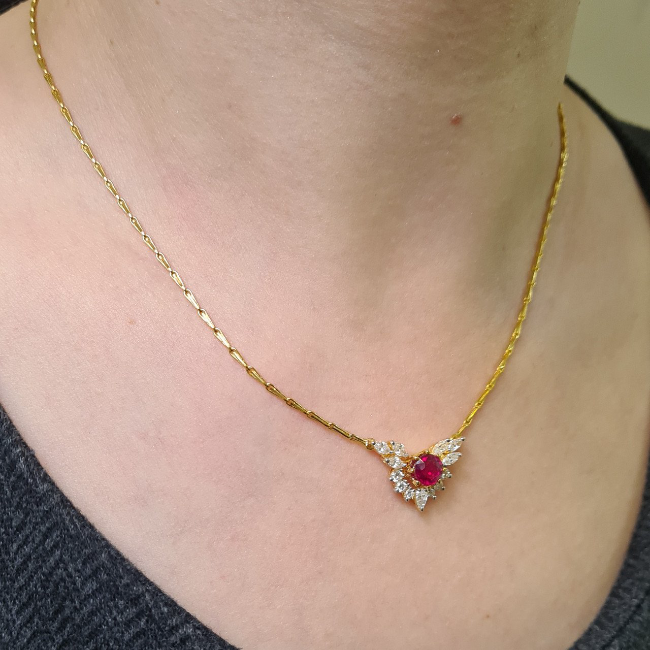 Колье Deimantas 97862446 7,91гр 0,62ct. купить,NaN