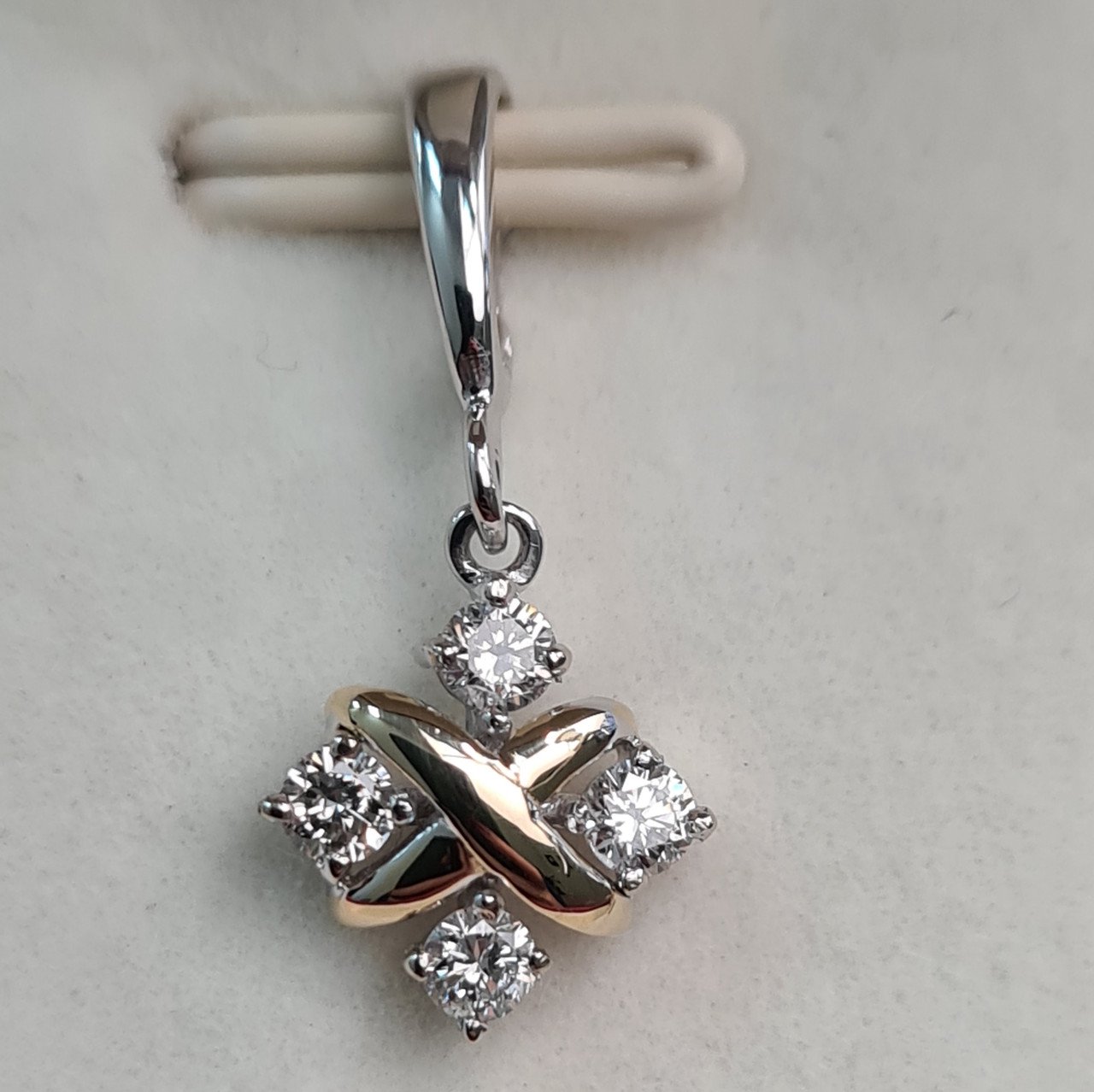 Колье Deimantas 93458351 50см 2,35гр 0,23ct. купить,NaN