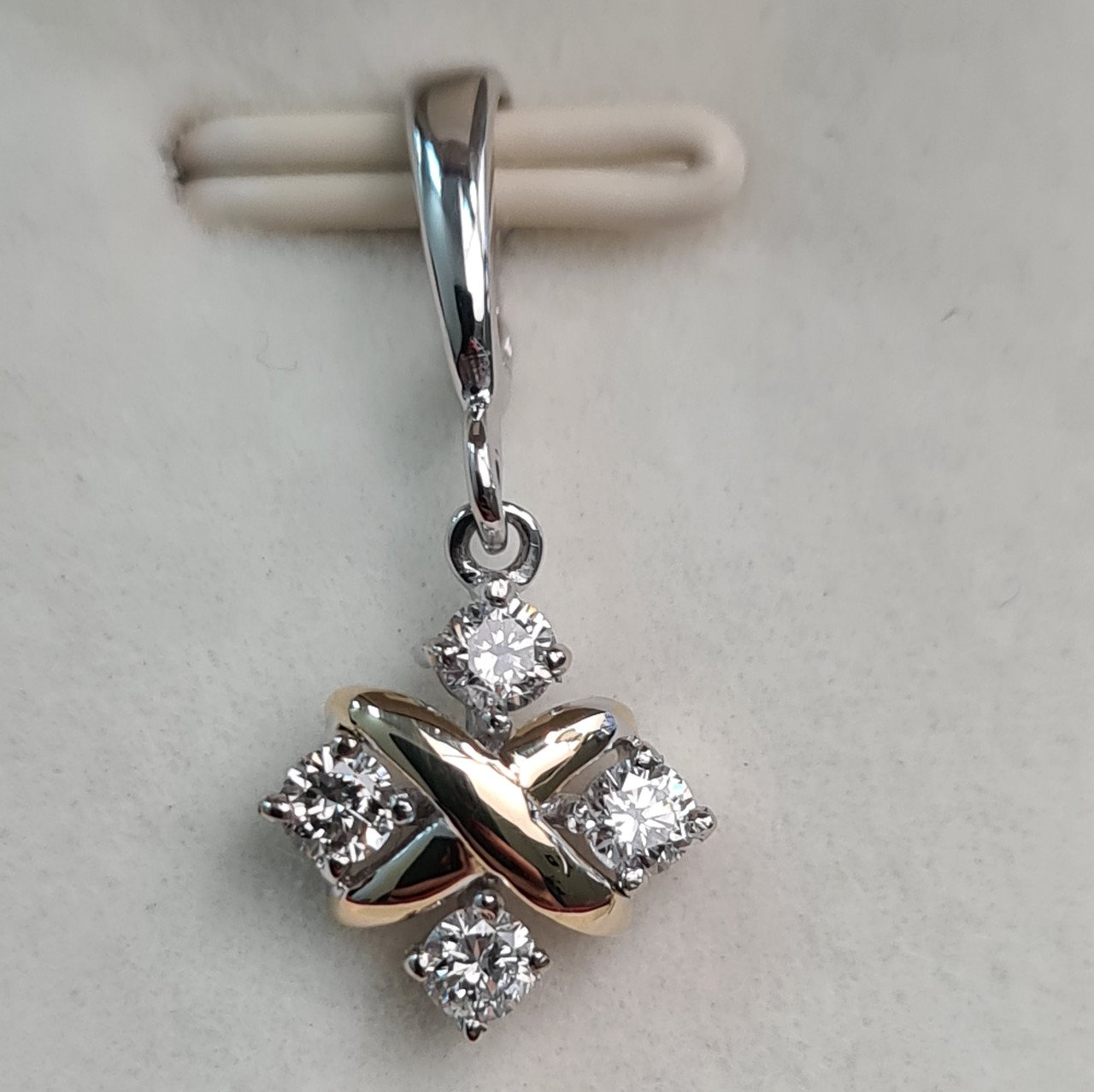 Колье Deimantas 93458351 50см 2,35гр 0,23ct. купить,NaN