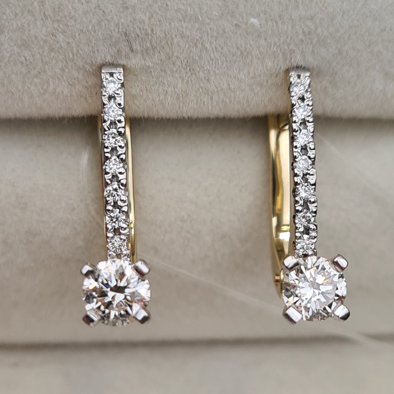 Серьги Deimantas 97967580 3,24гр 0,75ct. купить,NaN