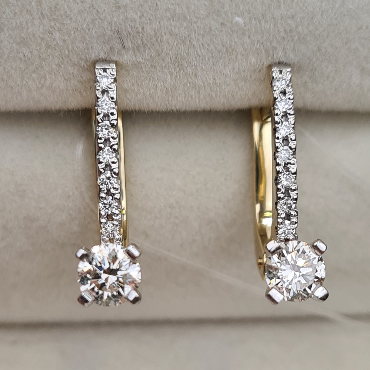 Серьги Deimantas 97967580 3,24гр 0,75ct. купить,NaN