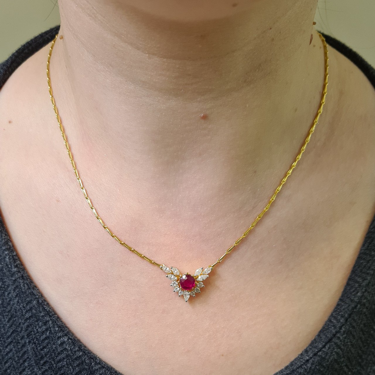 Колье Deimantas 97862446 7,91гр 0,62ct. купить,NaN