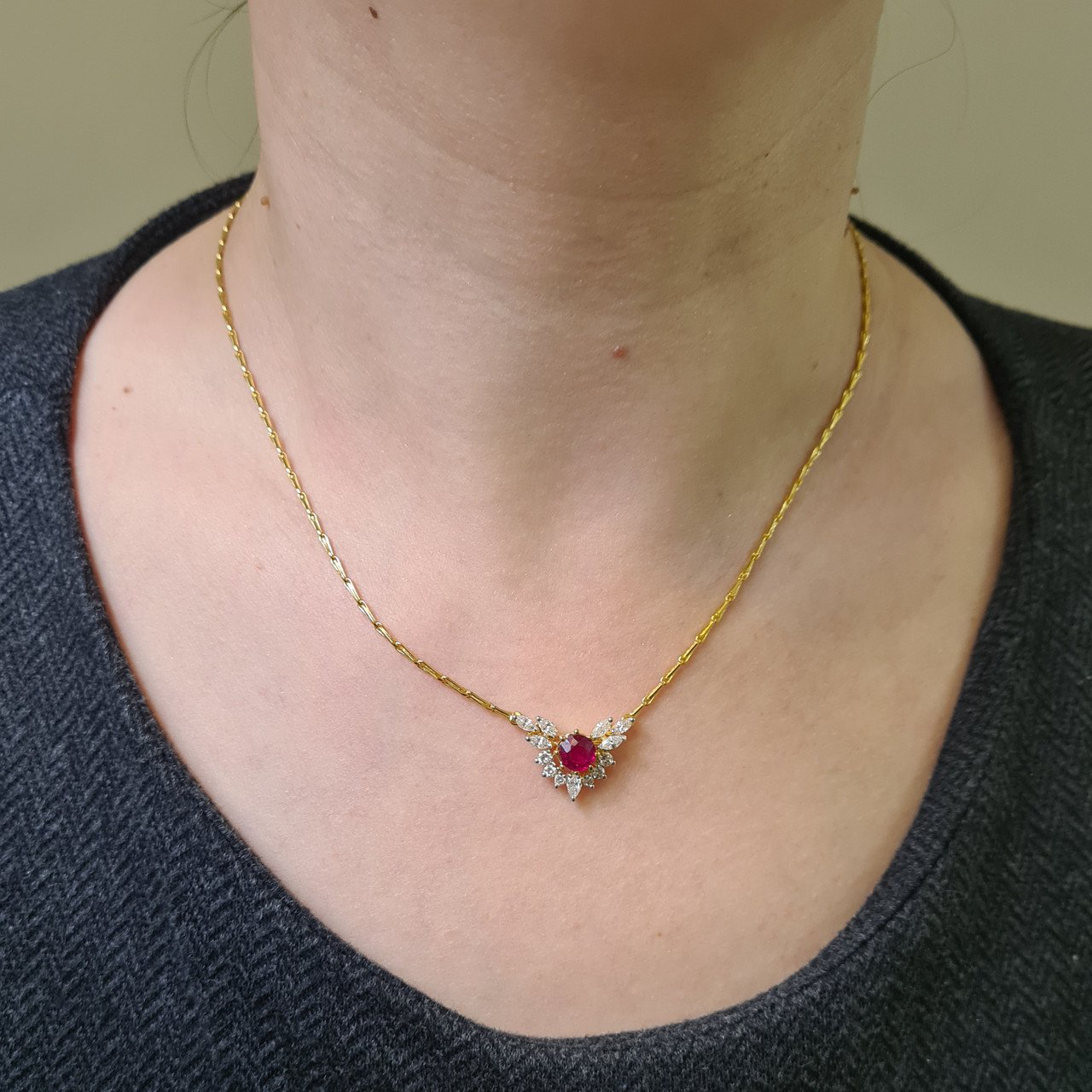 Колье Deimantas 97862446 7,91гр 0,62ct. купить,NaN