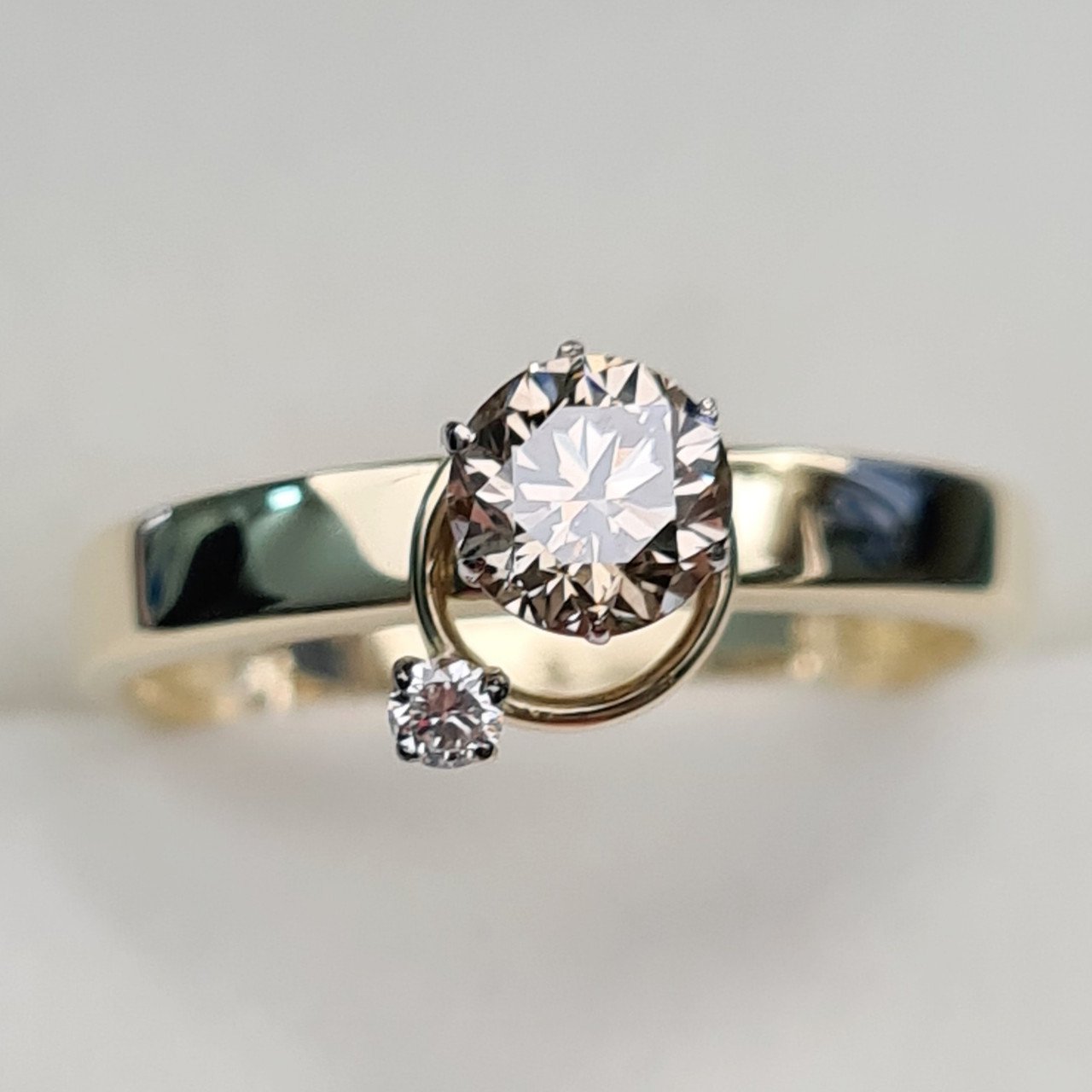Кольцо Deimantas 93561632 16,5р 1,48гр 0,54ct. купить,NaN