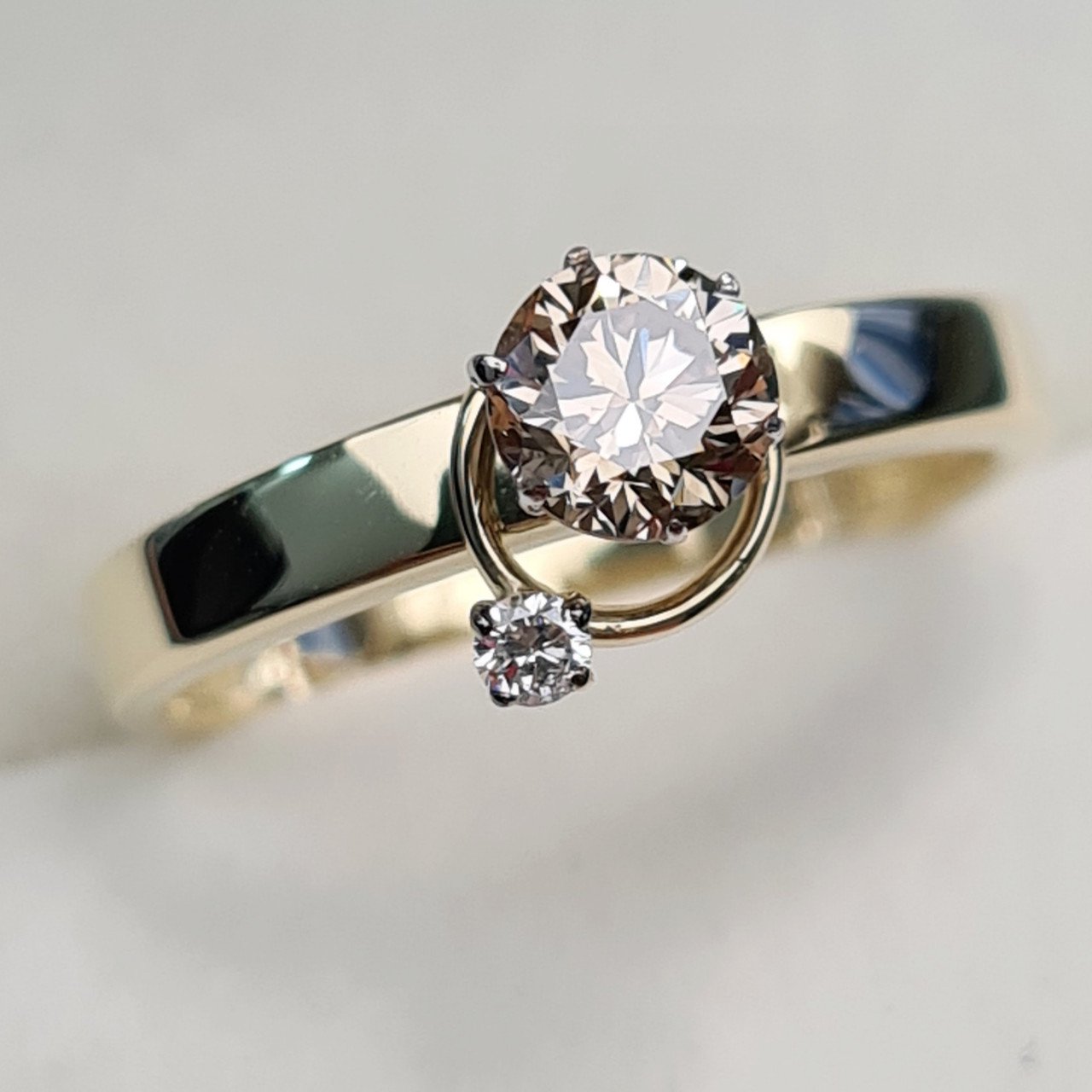 Кольцо Deimantas 93561632 16,5р 1,48гр 0,54ct. купить,NaN