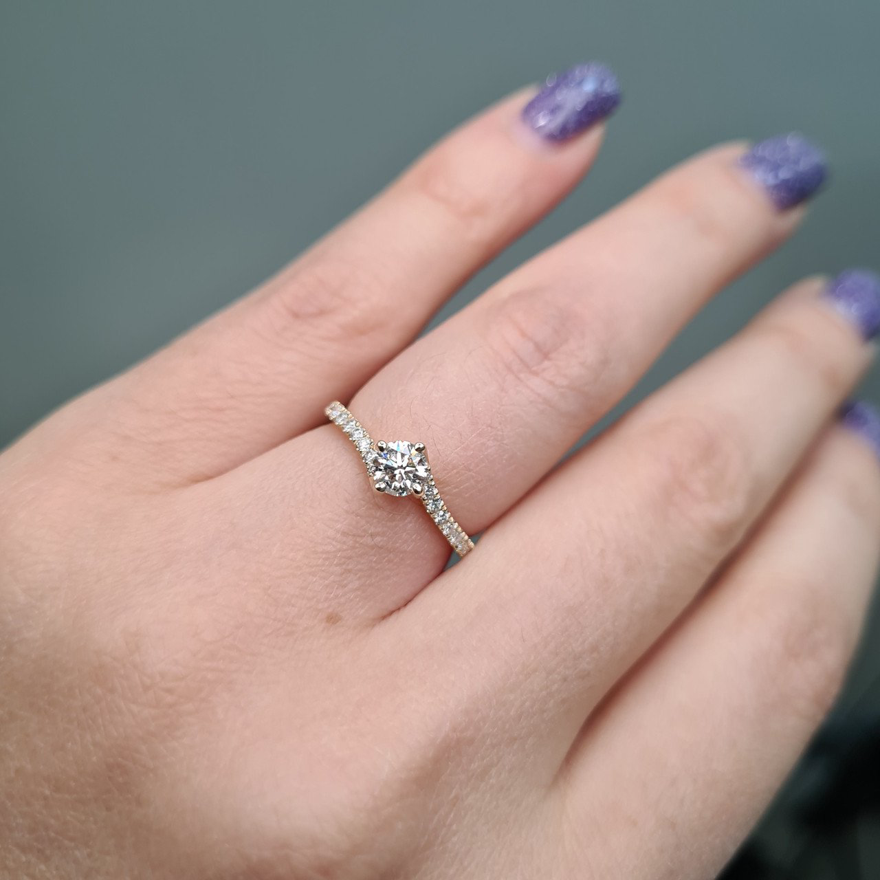Кольцо Deimantas 95888228 16,5р 1,89гр 0,75ct. купить,NaN