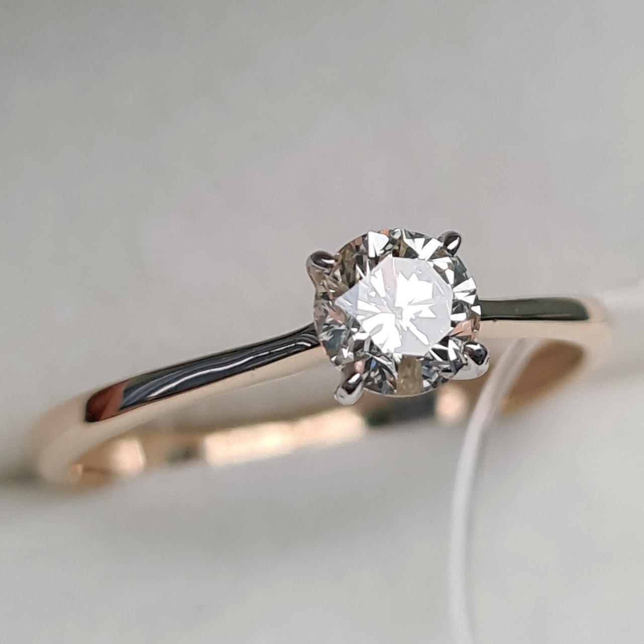 Кольцо Deimantas 97967615 17,5р 1,53гр 0,37ct. купить,NaN