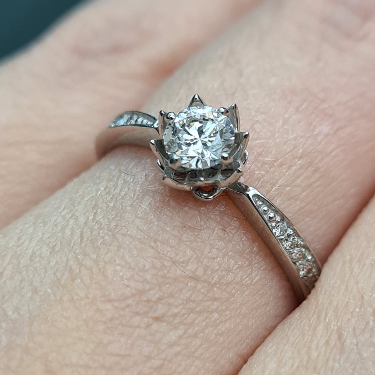 Кольцо Deimantas 93561756 17р 2гр 0,375ct. купить,NaN