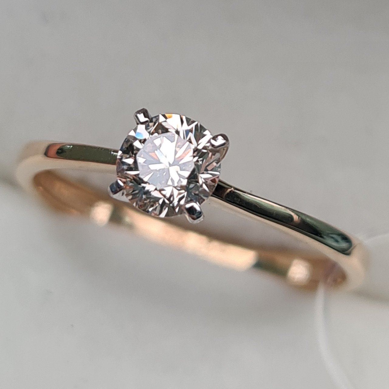 Кольцо Deimantas 97967621 17,5р 1,55гр 0,51ct. купить,NaN