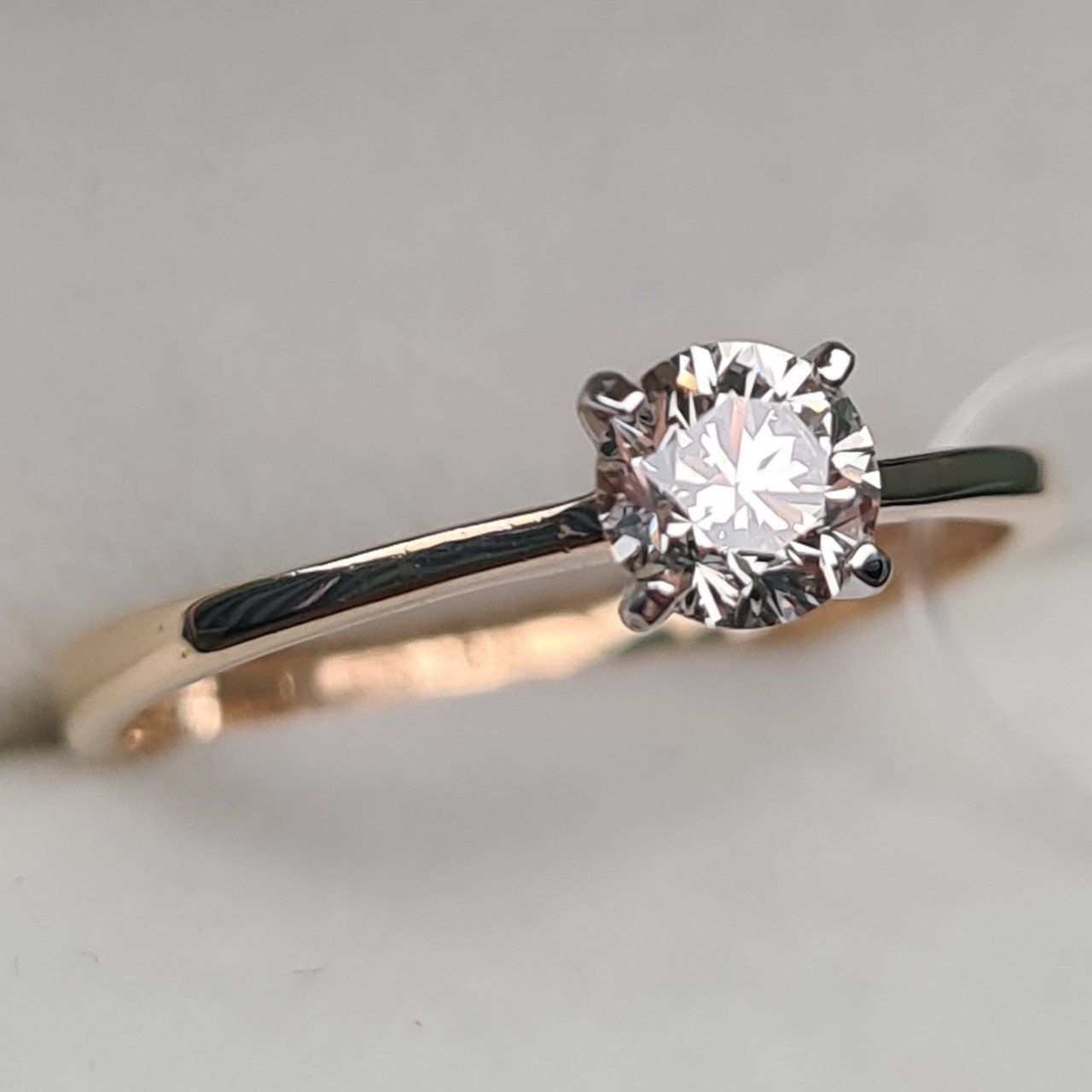 Кольцо Deimantas 97967621 17,5р 1,55гр 0,51ct. купить,NaN