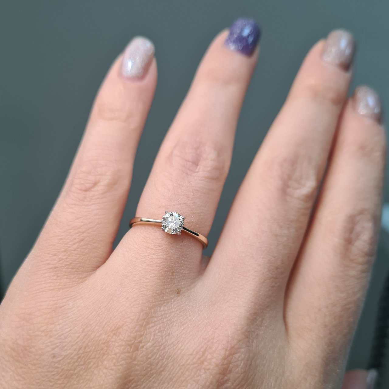 Кольцо Deimantas 97967615 17,5р 1,53гр 0,37ct. купить,NaN