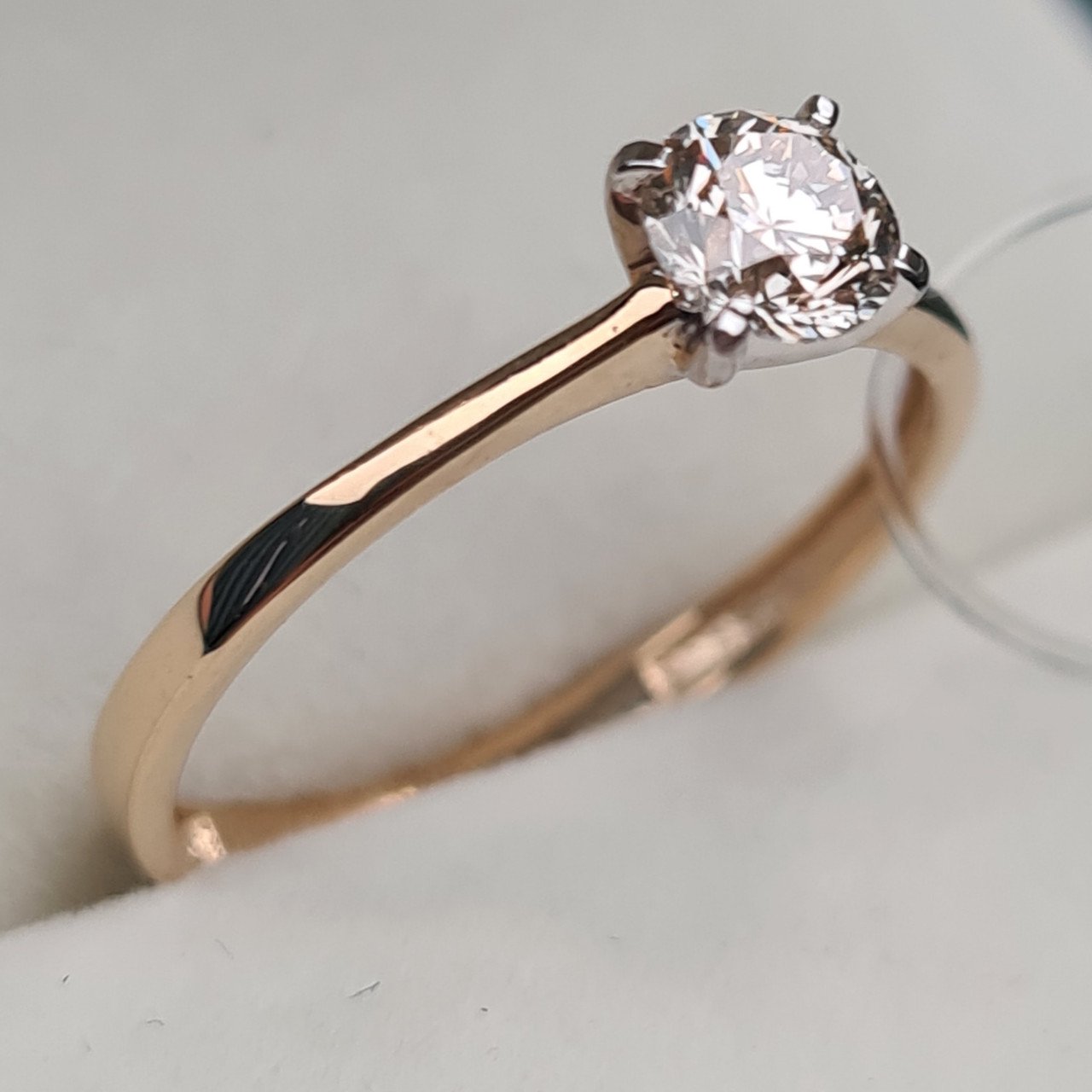Кольцо Deimantas 97967621 17,5р 1,55гр 0,51ct. купить,NaN