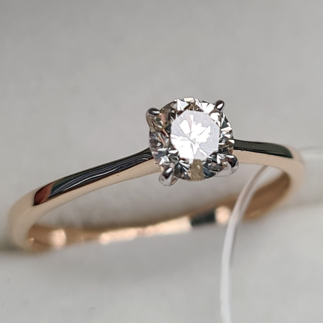 Кольцо Deimantas 97967615 17,5р 1,53гр 0,37ct. купить,NaN