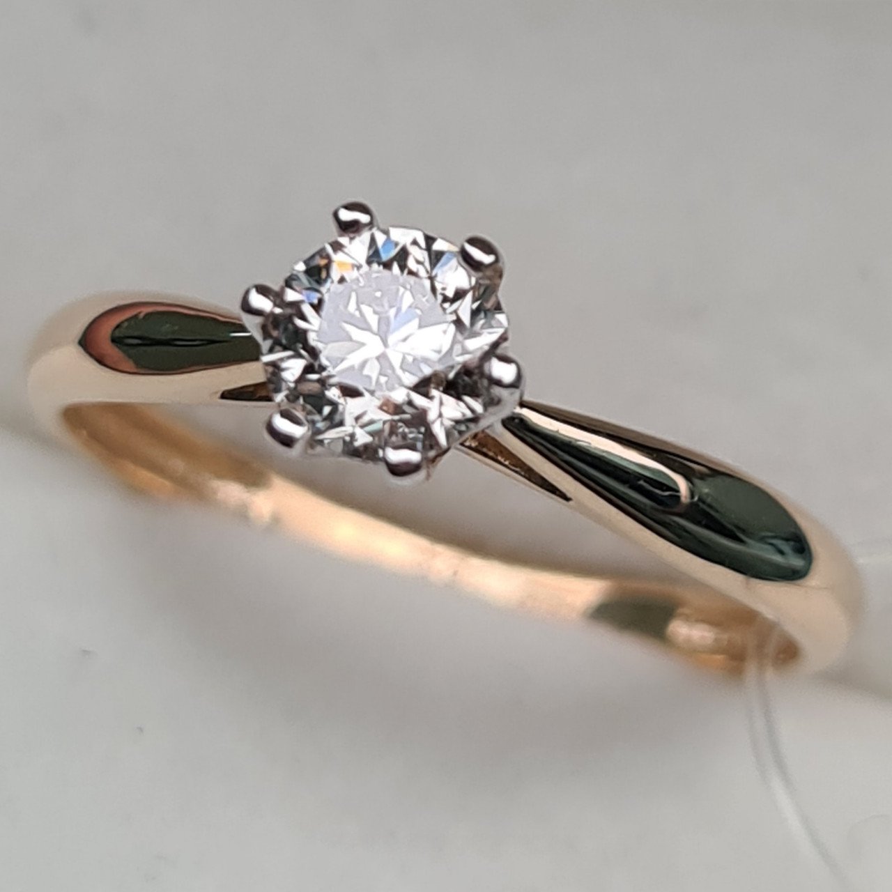 Кольцо Deimantas 97967623 16р 1,48гр 0,37ct. купить,NaN