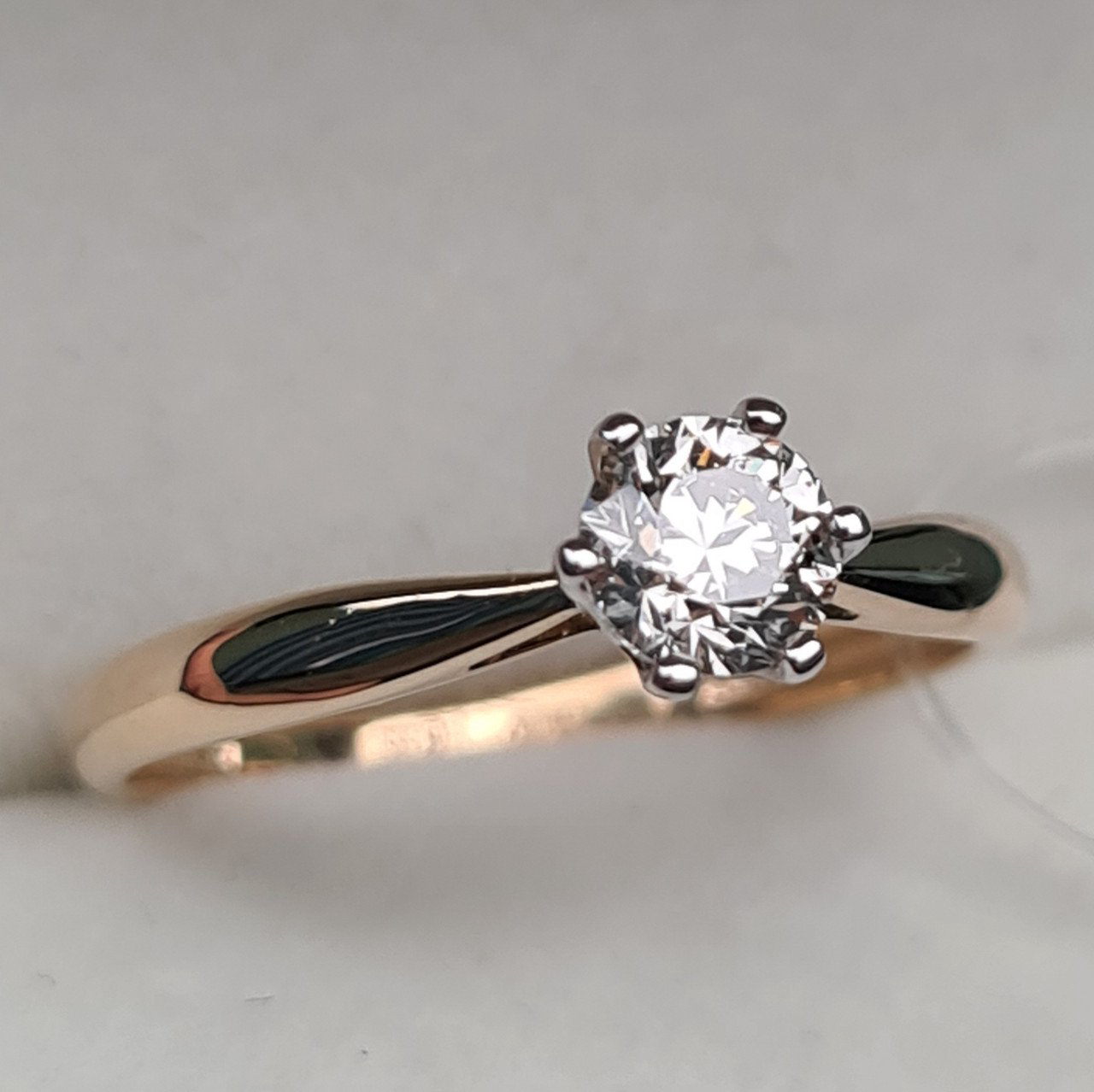 Кольцо Deimantas 97967623 16р 1,48гр 0,37ct. купить,NaN
