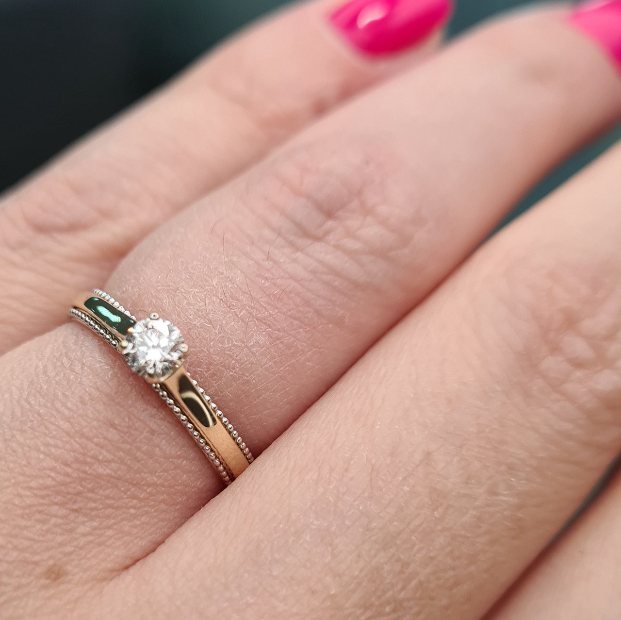 Кольцо Deimantas 93561852 16,5р 2,24гр 0,25ct. купить,NaN
