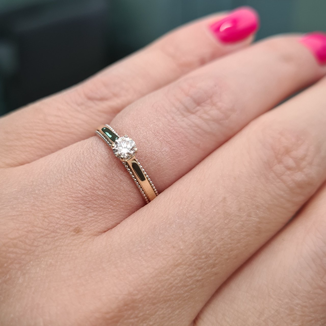 Кольцо Deimantas 93561852 16,5р 2,24гр 0,25ct. купить,NaN