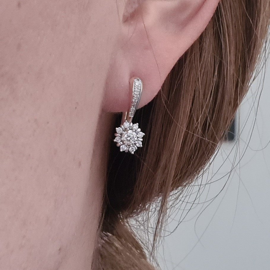 Серьги Deimantas 95937600 2,8гр 0,53ct. купить,NaN