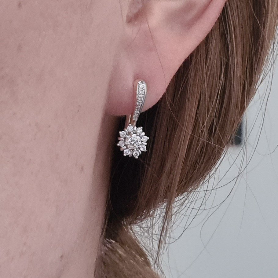 Серьги Deimantas 95937600 2,8гр 0,53ct. купить,NaN