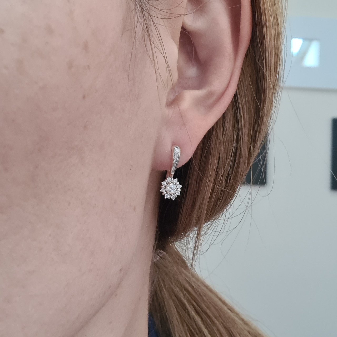 Серьги Deimantas 95937600 2,8гр 0,53ct. купить,NaN
