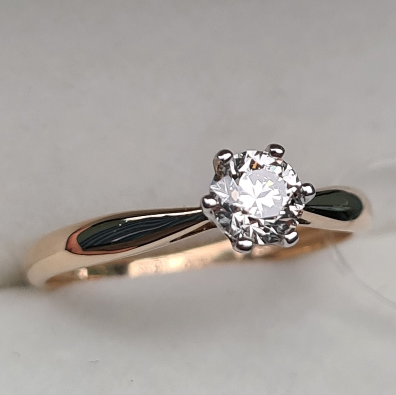 Кольцо Deimantas 97967627 16,5р 1,5р 0,39ct. купить,NaN