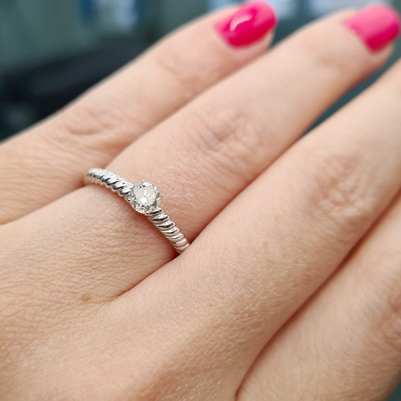 Кольцо Deimantas 93561903 17,5р 2,31гр 0,36ct. купить,NaN