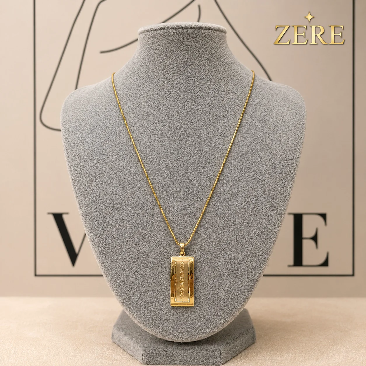 Комплект Zere цепочка и кулон 3,2гр 50см  купить,267500