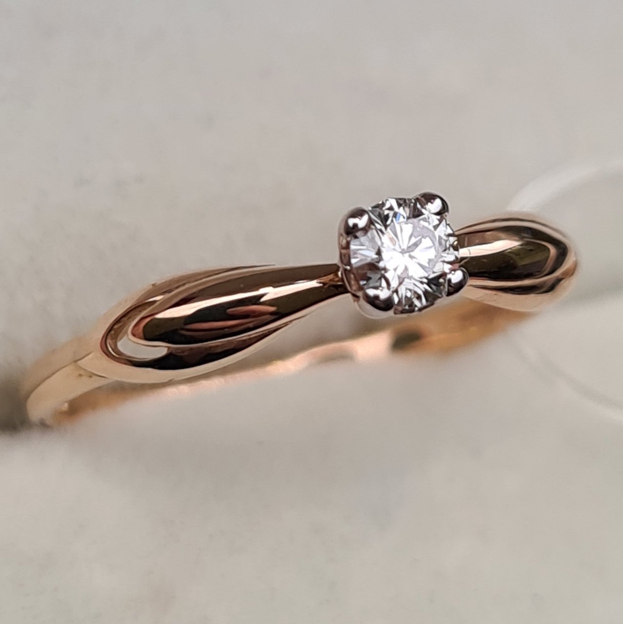 Кольцо Deimantas 98148865 15р 1гр 0,10ct. купить,NaN