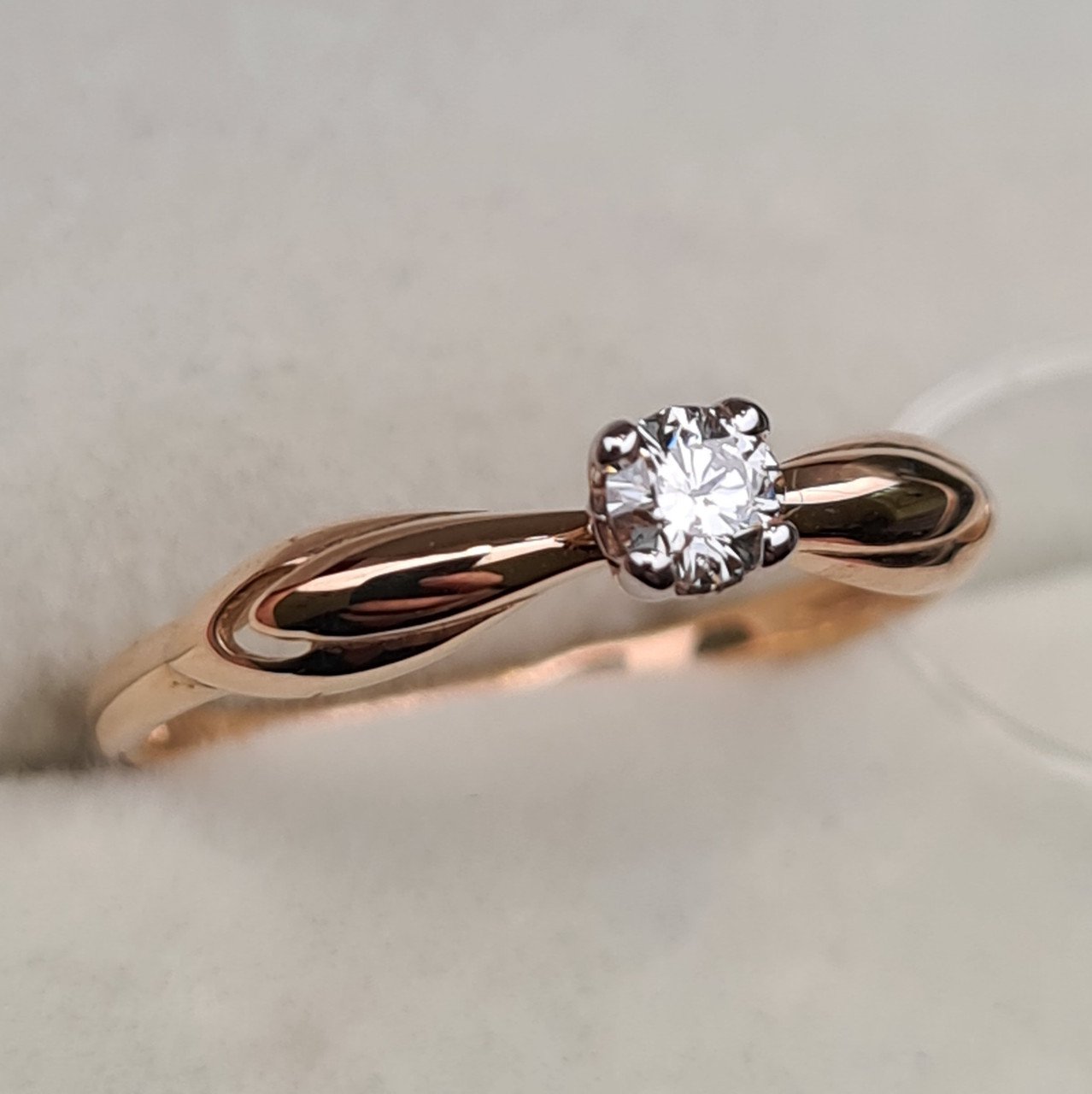 Кольцо Deimantas 98148865 15р 1гр 0,10ct. купить,NaN