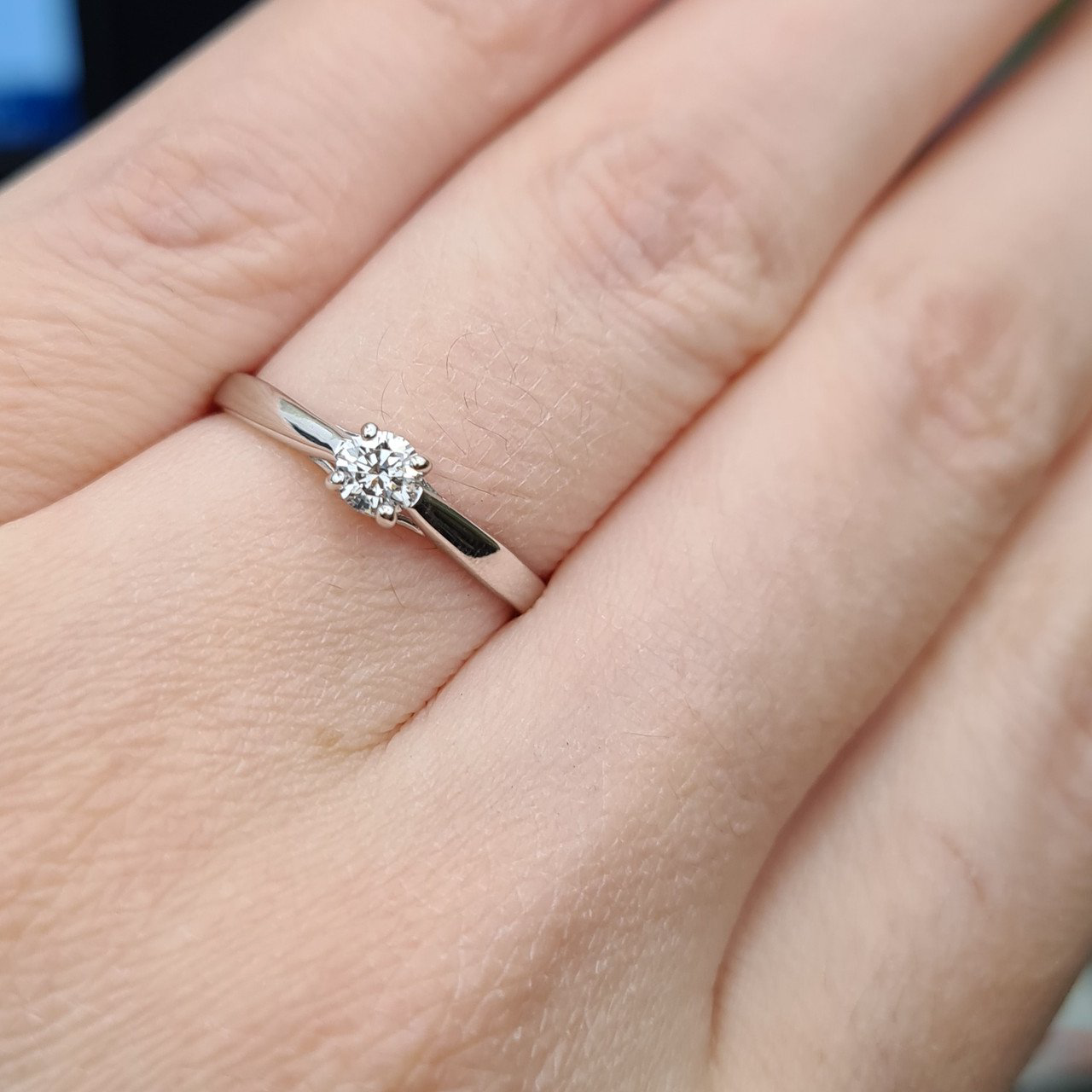 Кольцо Deimantas 98148874 17,5р 1,4гр 0,217ct. купить,NaN