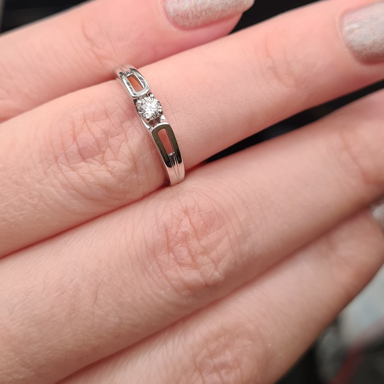 Кольцо Deimantas 98148883 16р 1,6гр 0,11ct. купить,NaN