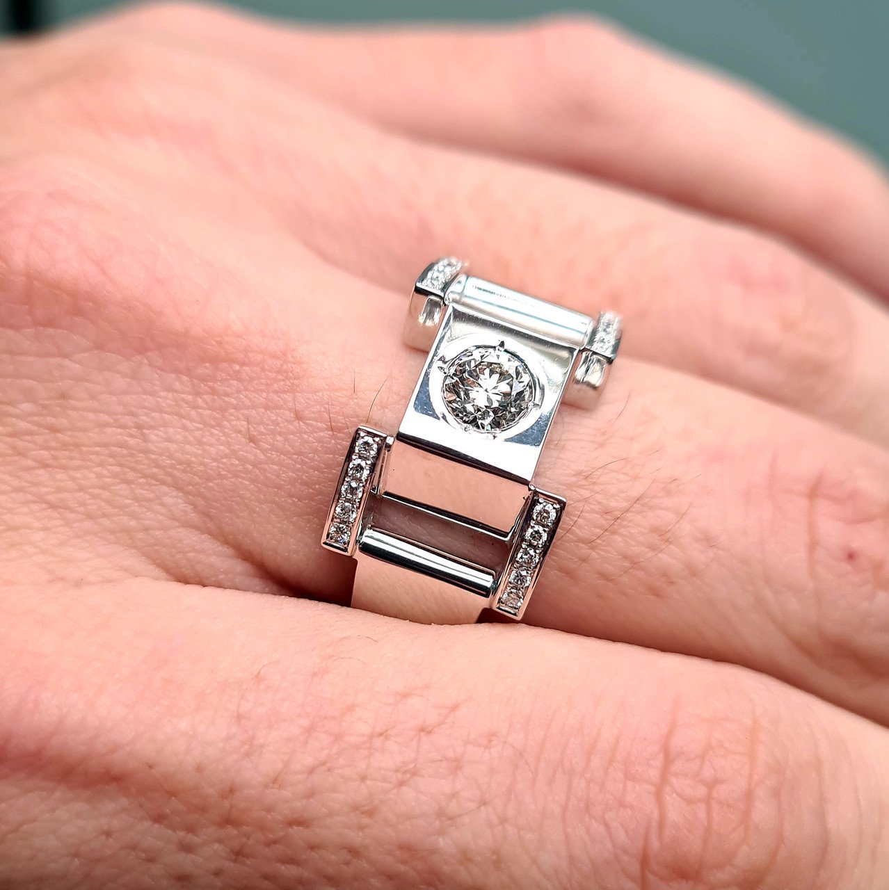 Мужская печатка Deimantas 95966260 21р 14,82гр 0,81ct. купить,NaN