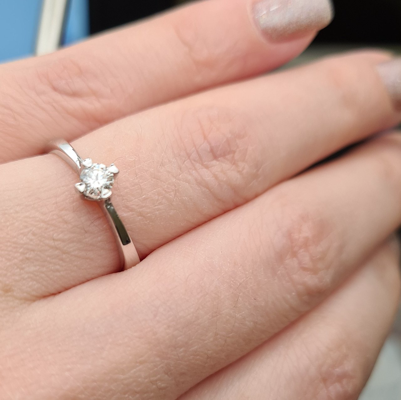Кольцо Deimantas 98149225 17,5р 2,26гр 0,21ct. купить,NaN