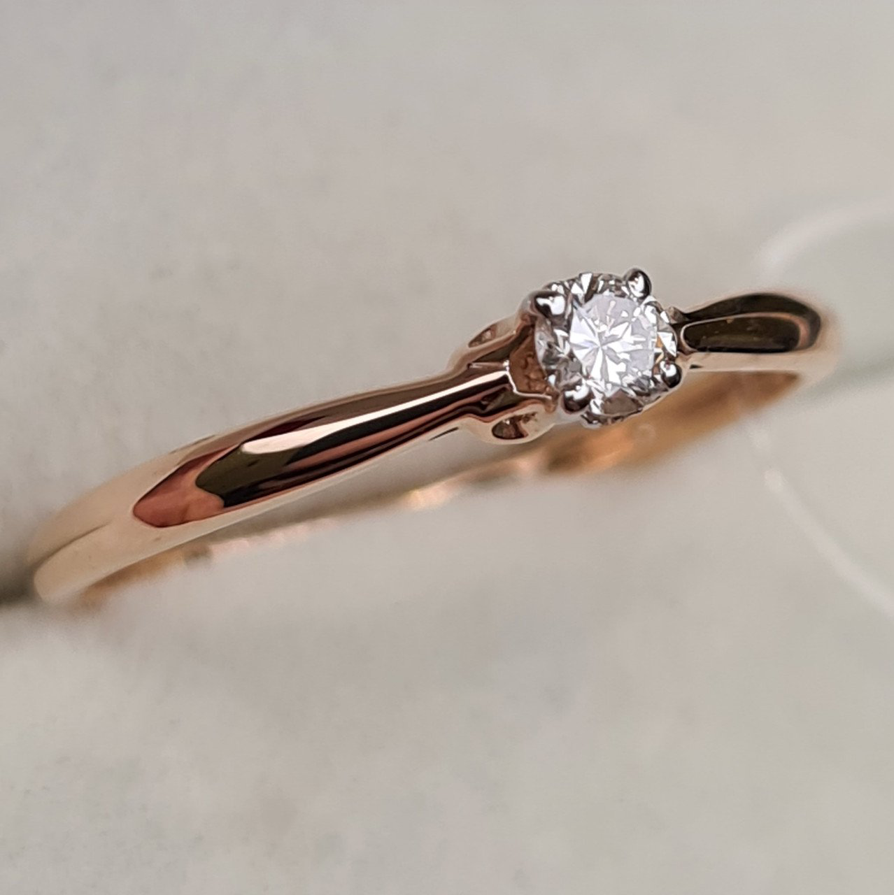 Кольцо Deimantas 98149670 17,5р 1,2гр 0,115ct. купить,NaN